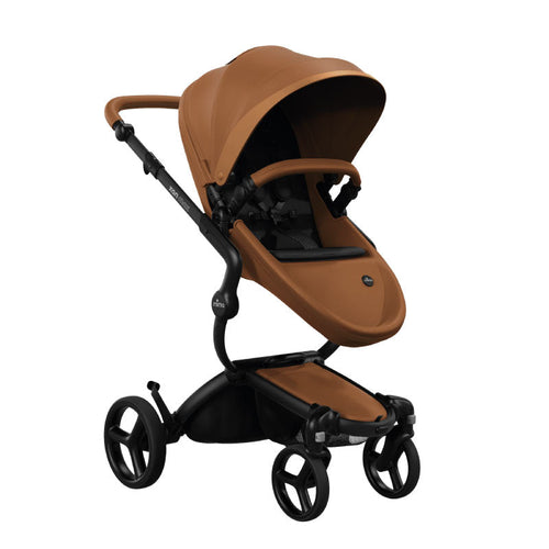 MIMA Xari MAX Stroller – Black & Camel