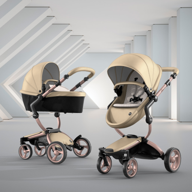 MIMA Xari Stroller – Rose Gold Frame