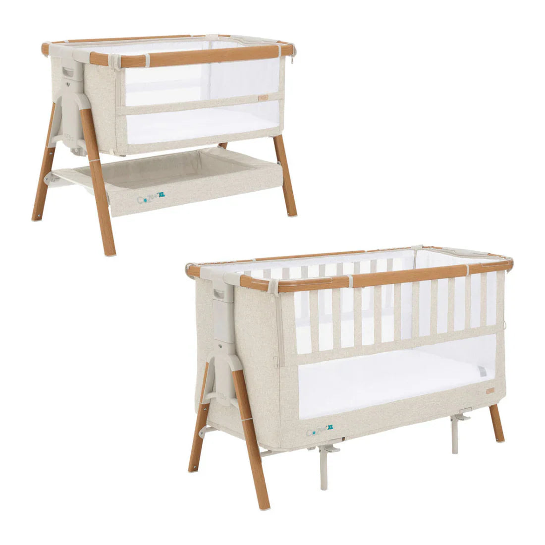 Luxury bedside crib and nursery sleep setup for South African parents