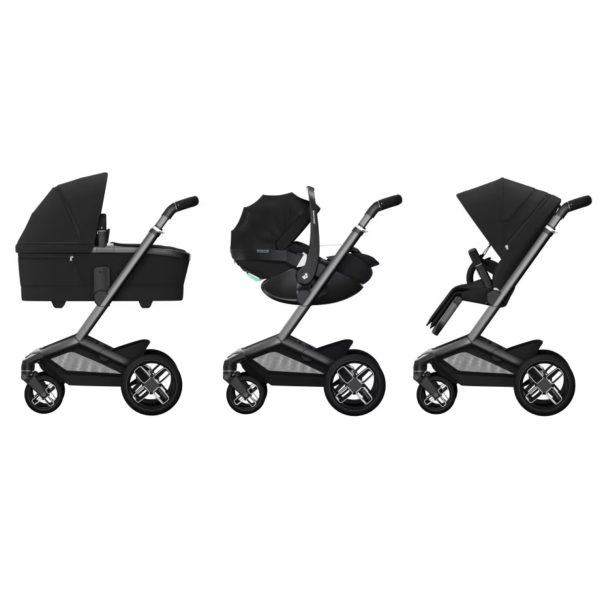 Maxi-Cosi Fame Travel System: Stroller + Pebble 360 Pro + Carrycot