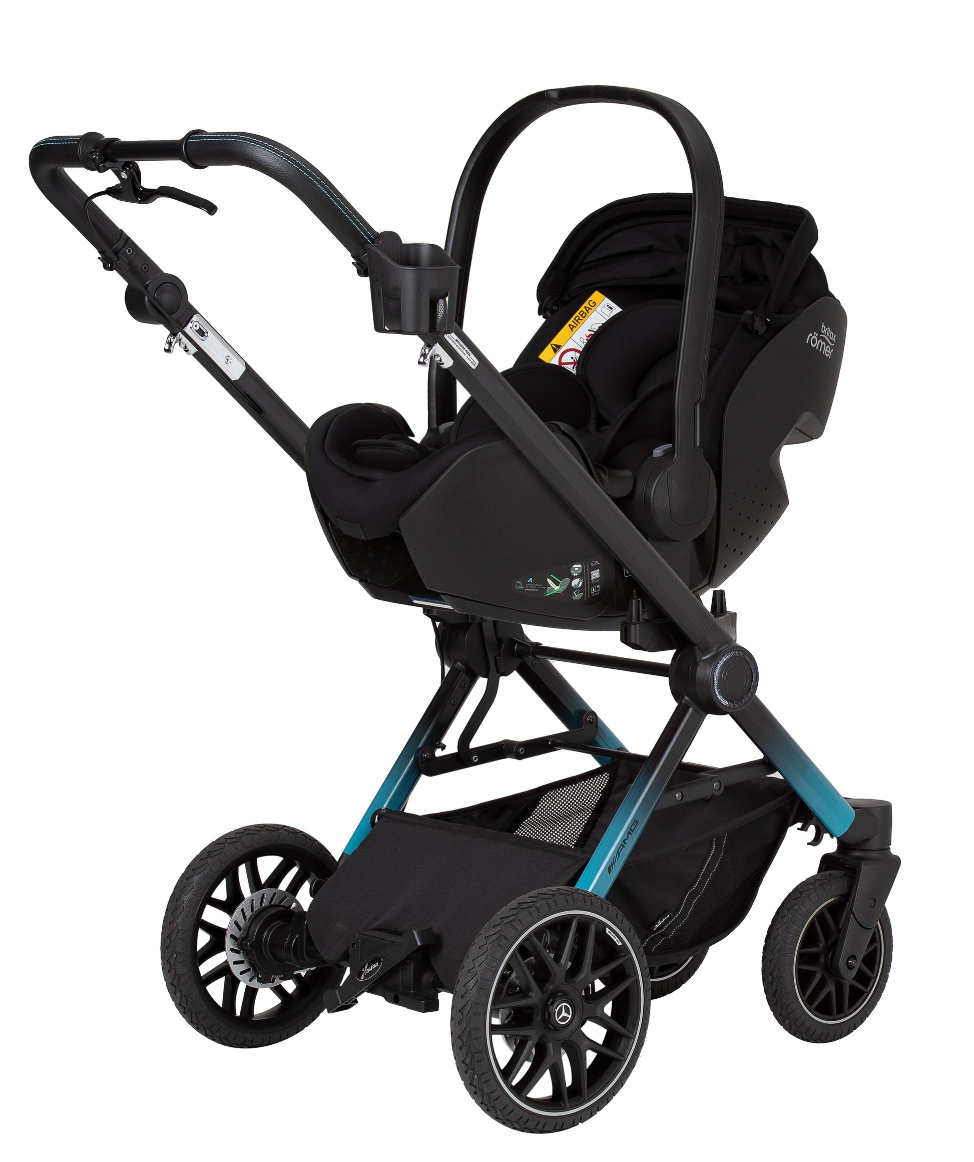 Mercedes AMG GT² Travel System Limited Edition - Hyper Blue - Car Seat Bundle