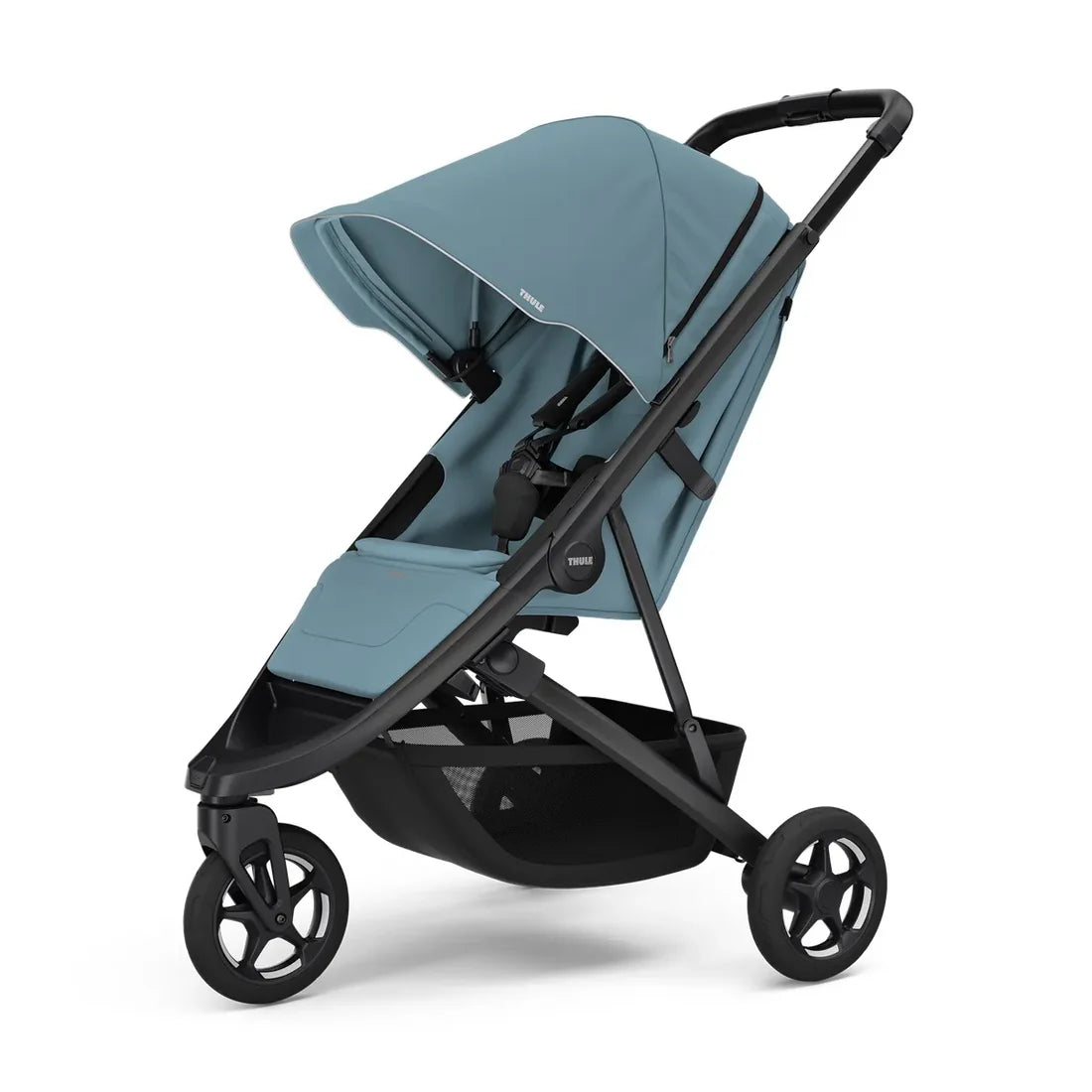 Thule Spring 2 Stroller - Mid Blue on Black