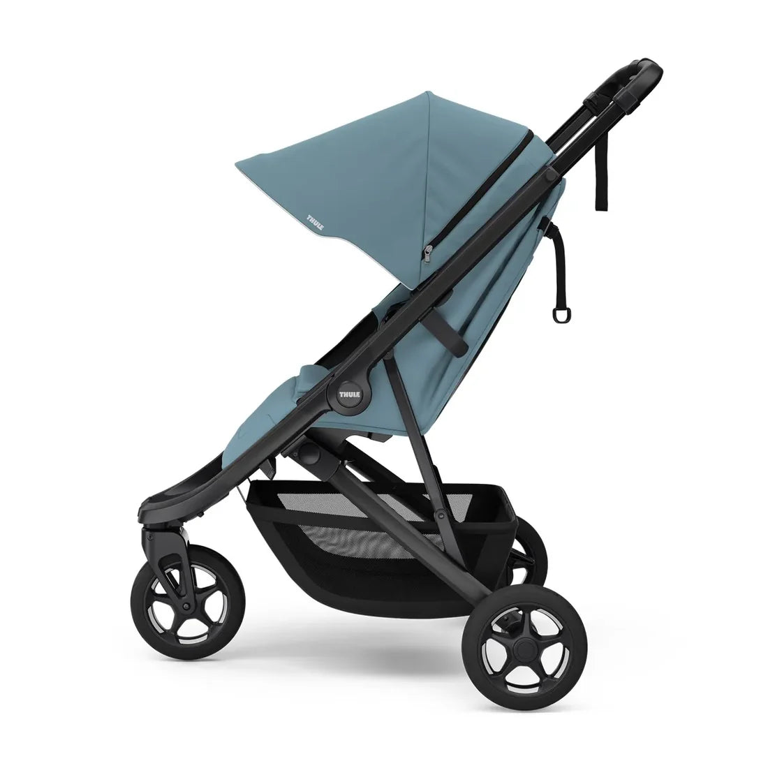 Thule Spring 2 Stroller - Mid Blue on Black