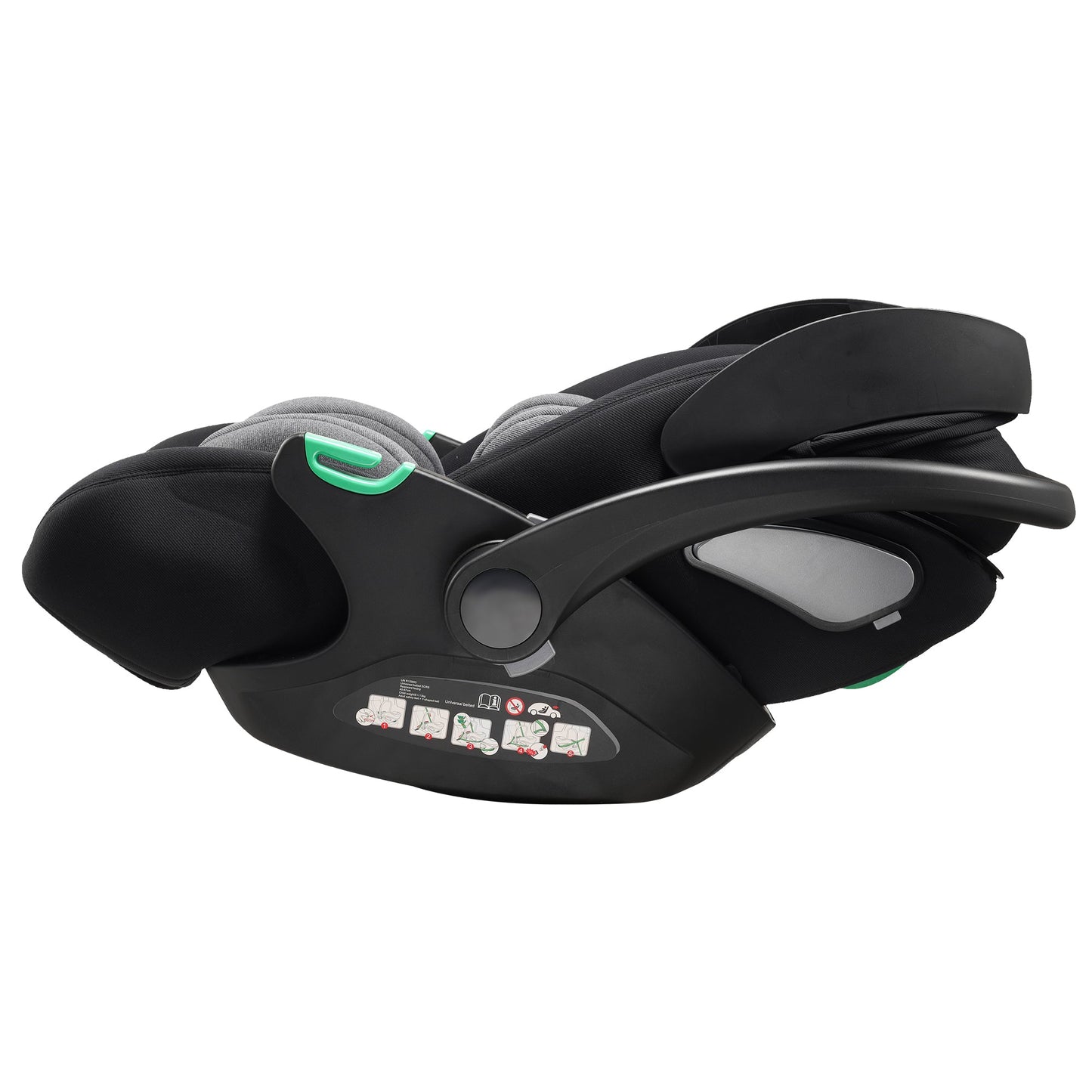 Mercedes AMG GT² Stroller, Carrycot & Accessories with Cozy N Safe Avalon i-Size Car Seat and base Bundle - Magma Beam