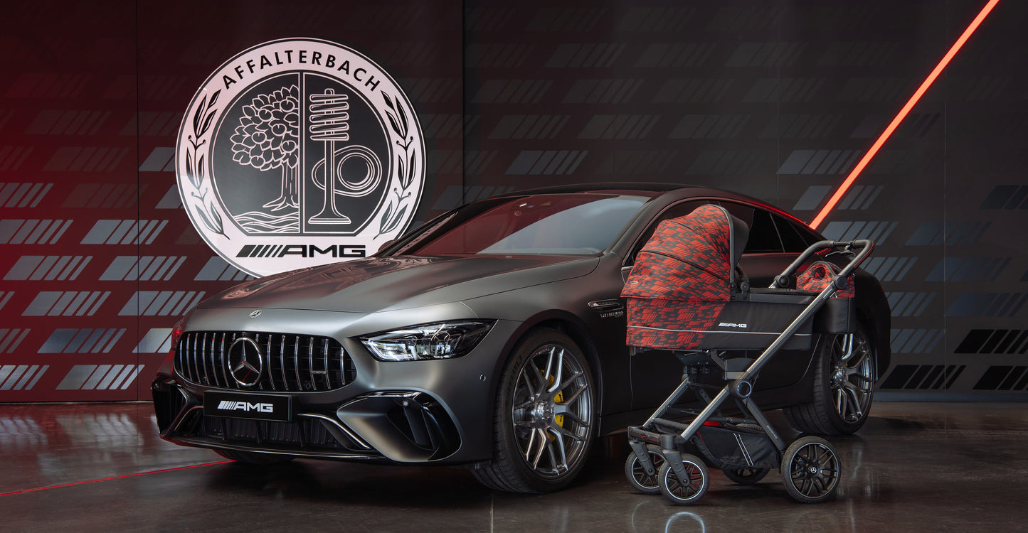 Mercedes AMG GT² Travel System Limited Edition - Hyper Red - Car Seat Bundle