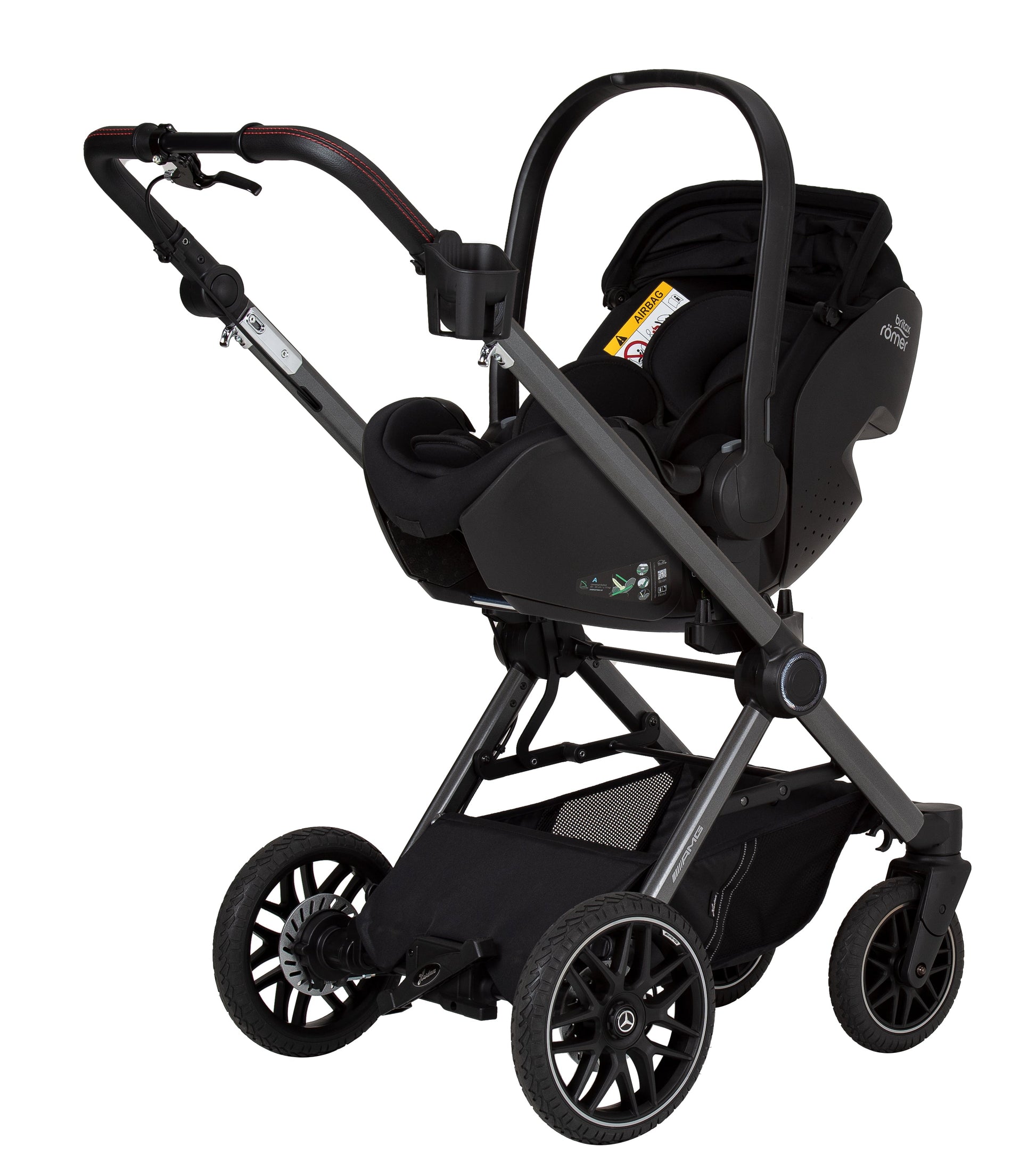 Mercedes AMG GT² Travel System - Charcoal Black - Car Seat Bundle