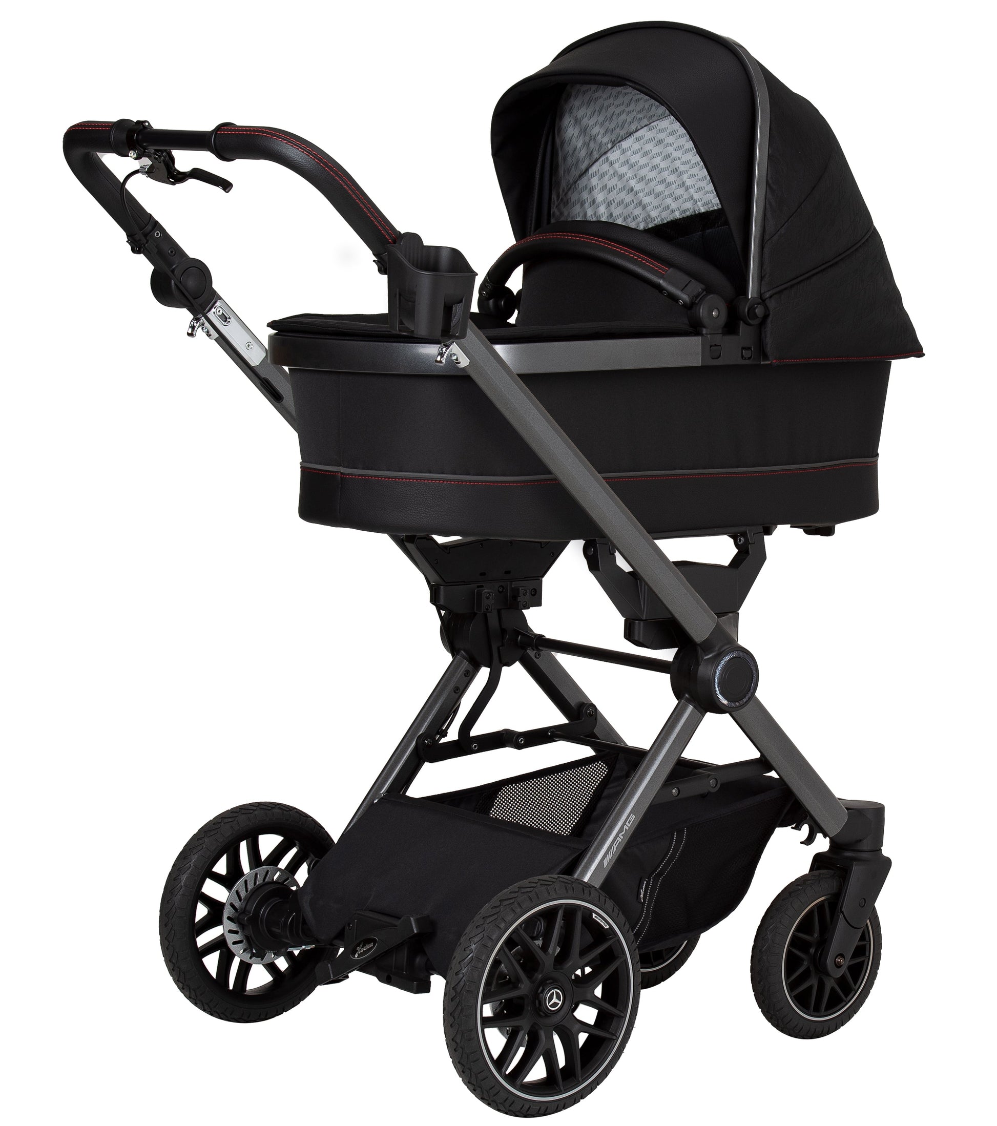 Mercedes AMG GT² Travel System with Britax Baby Safe Pro Car Seat - Charcoal Black