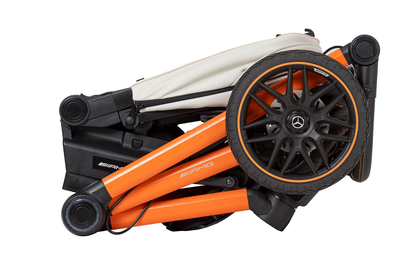 Mercedes AMG GT² Stroller, Carrycot & Accessories with Cozy N Safe Avalon i-Size Car Seat and base Bundle - Magma Beam