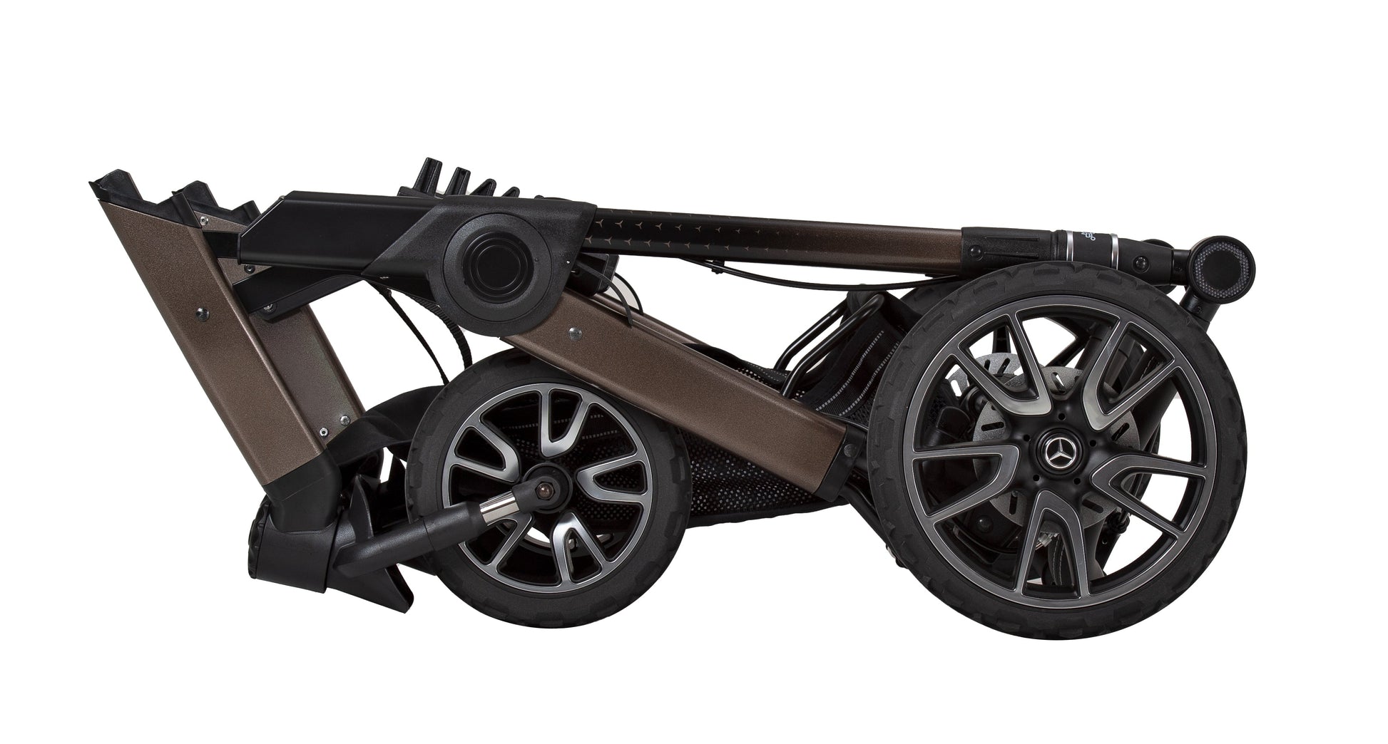 Mercedes Benz All-Terrain GTR Stroller, Carrycot & Accessories with Cozy N Safe Avalon i-Size Baby Car Seat and base Bundle - Truffle