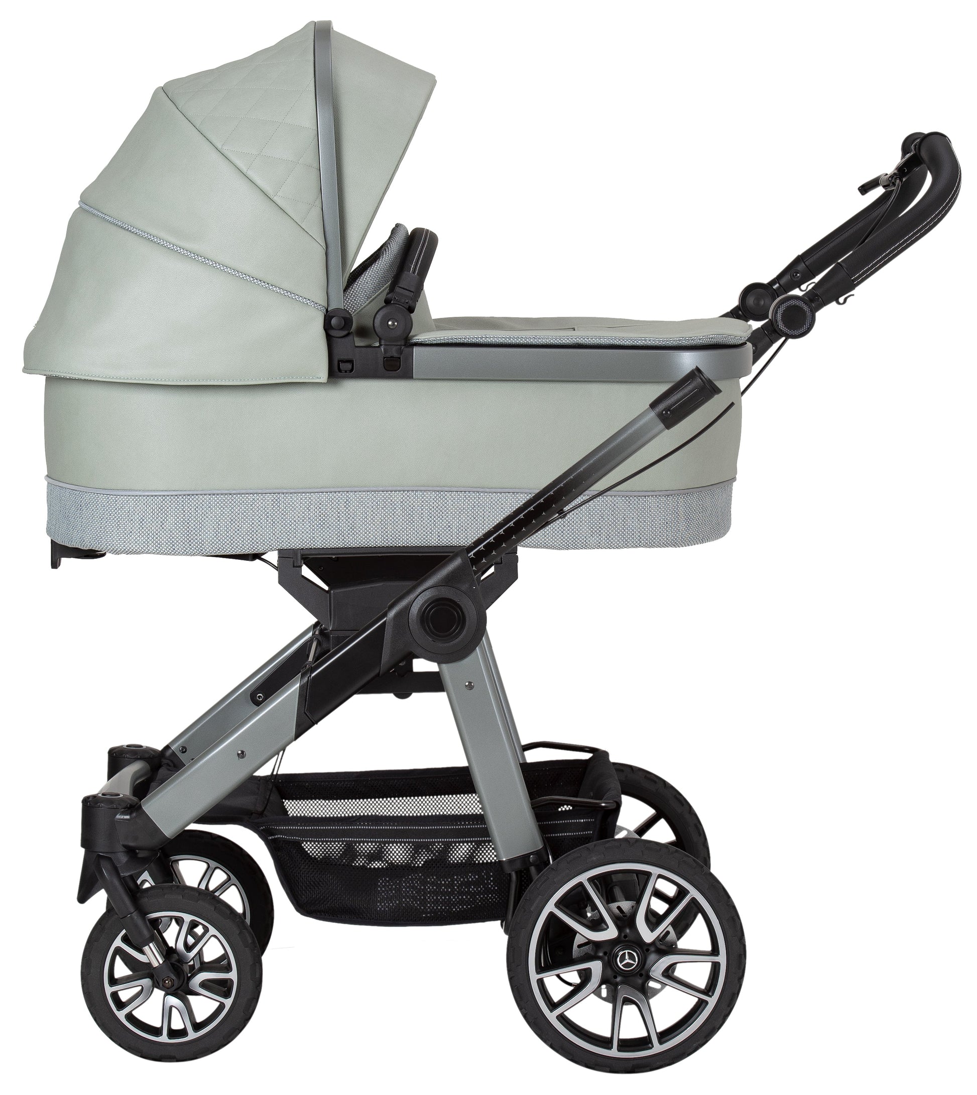 Mercedes Benz All-Terrain GTR Travel System with Britax Baby Safe Pro Car Seat - Sage Grey