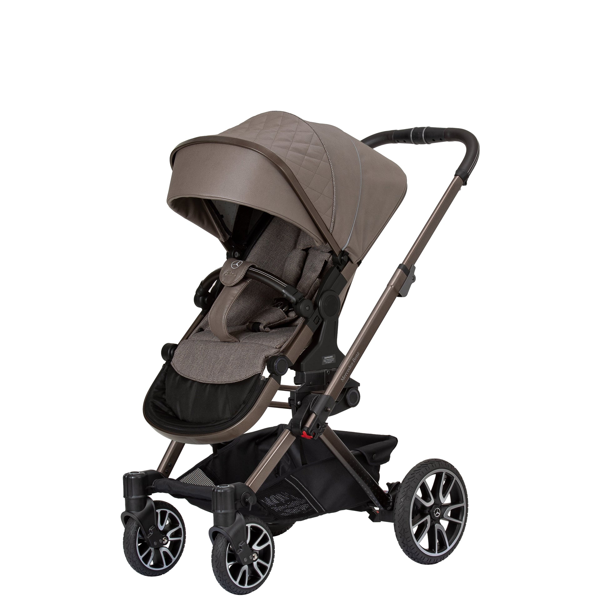 Mercedes Benz Avantgarde GTX Travel System with Britax Baby Safe Pro Car Seat - Truffle