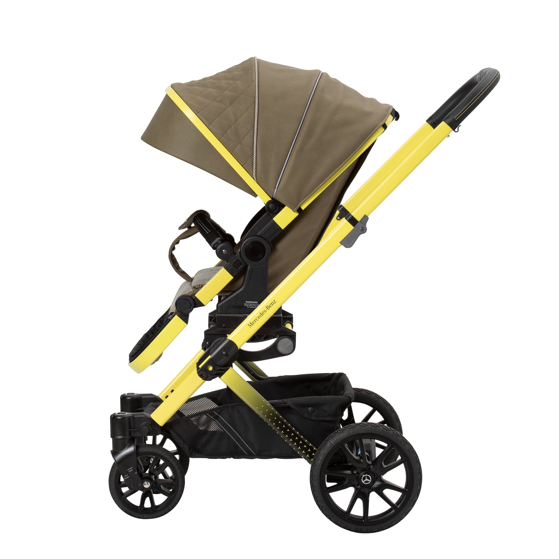 Mercedes Benz Avantgarde GTX Travel System with Britax Baby Safe Pro Car Seat - Electric Yellow