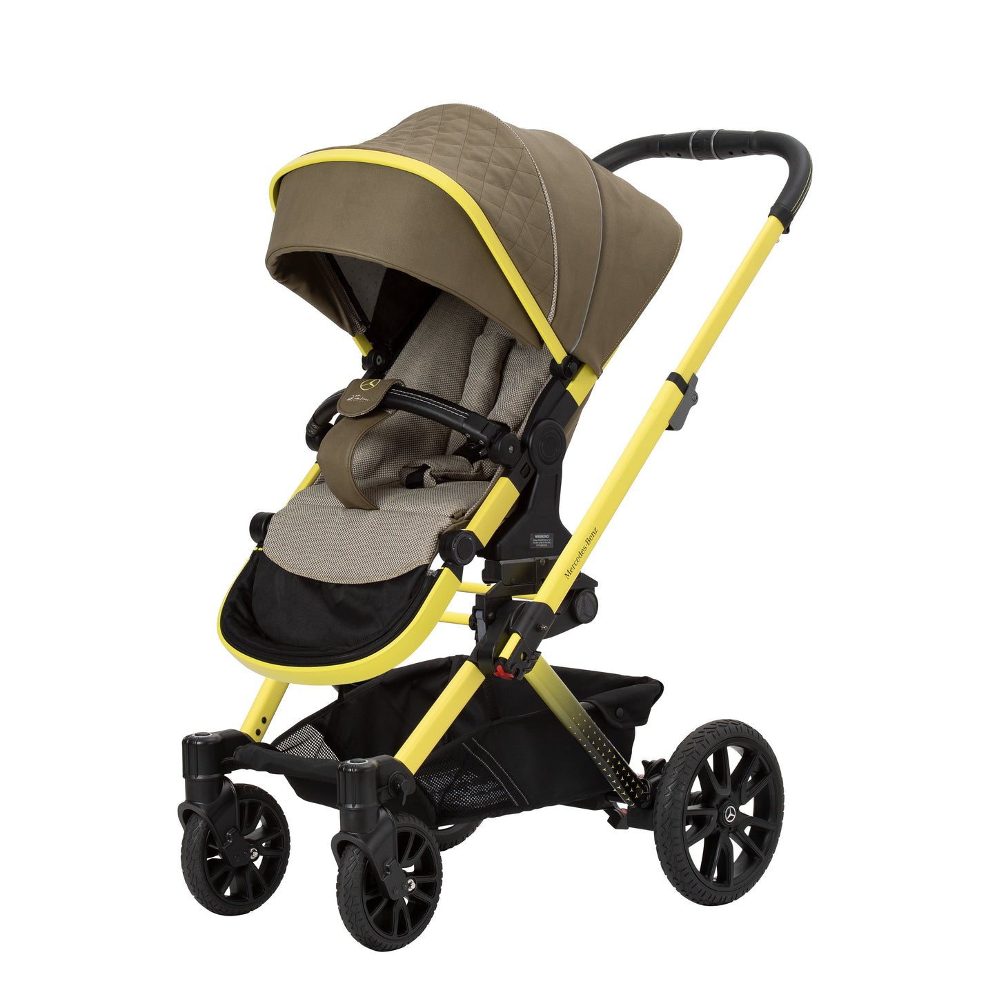 Mercedes Benz Avantgarde GTX Travel System with Britax Baby Safe Pro Car Seat - Electric Yellow