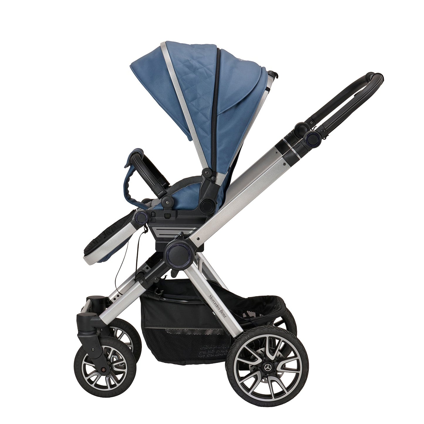 Mercedes Performance GTR Travel System - Vintage Blue - Car Seat Bundle