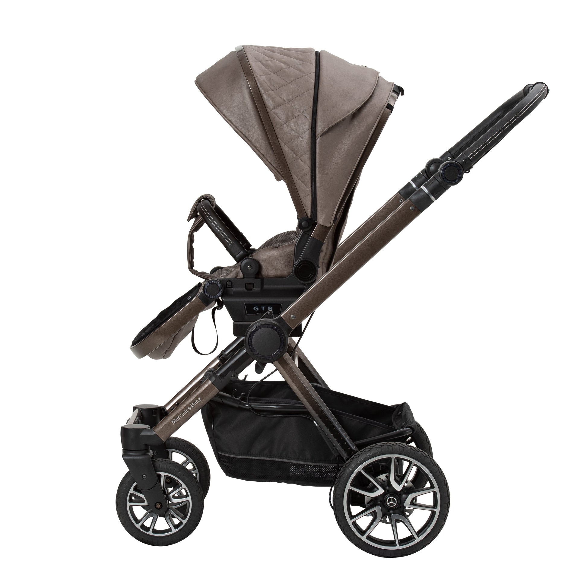 Mercedes Performance GTR Travel System - Truffle - Car Seat Bundle