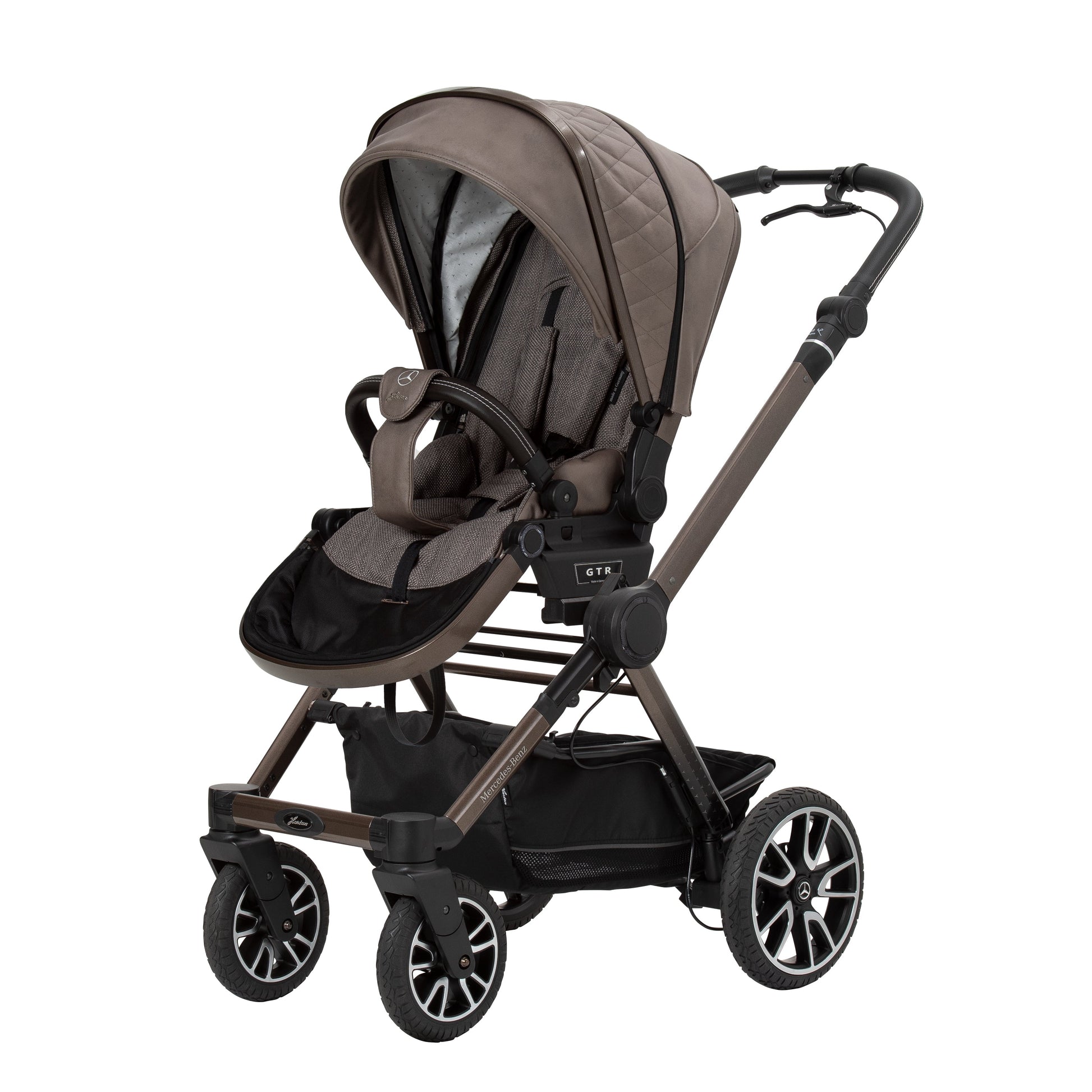 Mercedes Performance GTR Travel System - Truffle - Car Seat Bundle
