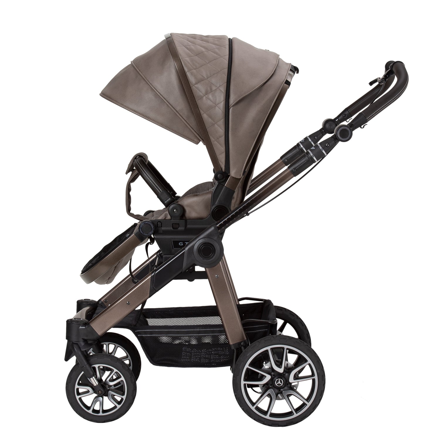 Mercedes Benz All-Terrain GTR Travel System with Britax Baby Safe Pro Car Seat - Truffle