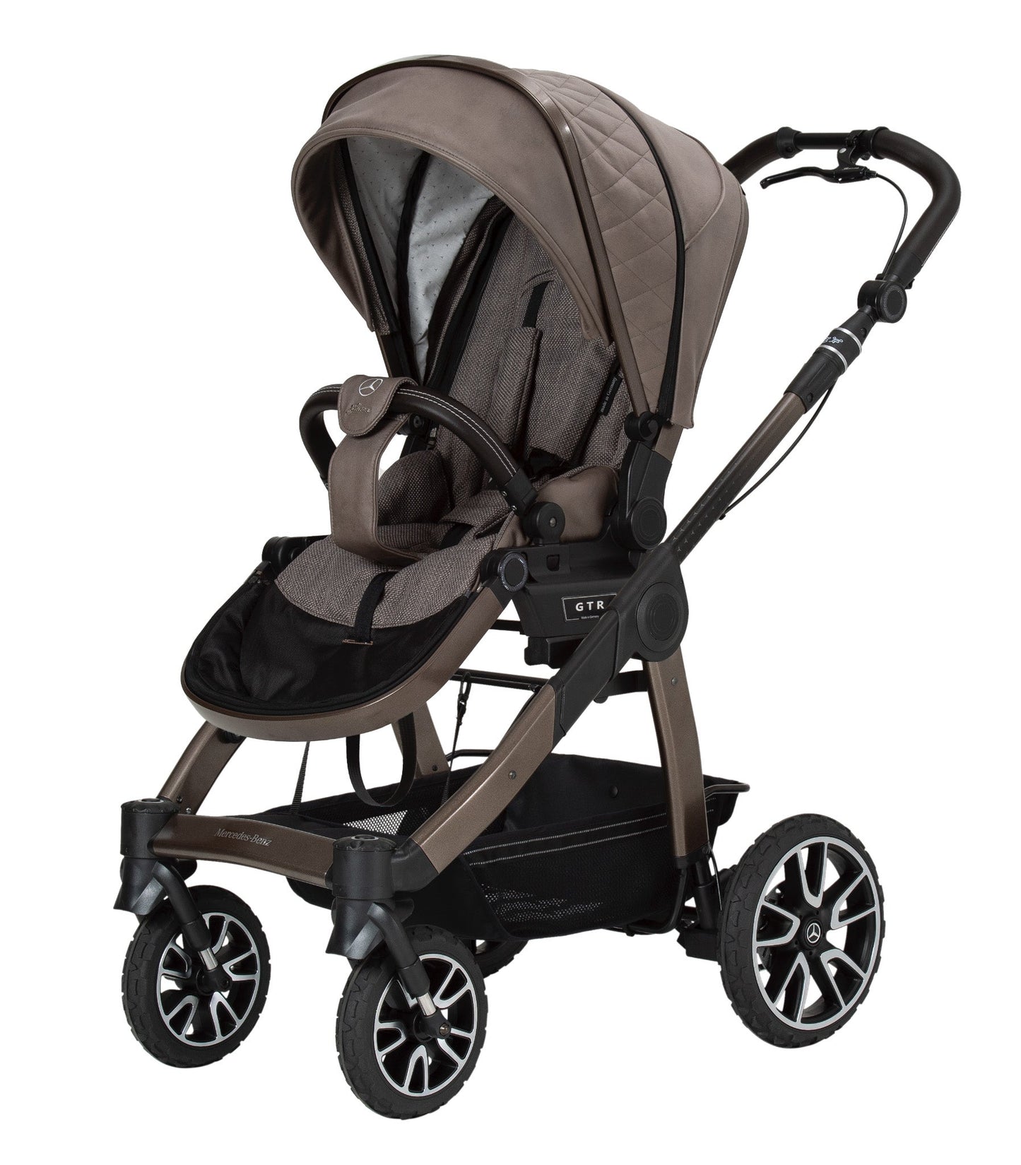 Mercedes Benz All-Terrain GTR Travel System - Truffle - Car Seat Bundle