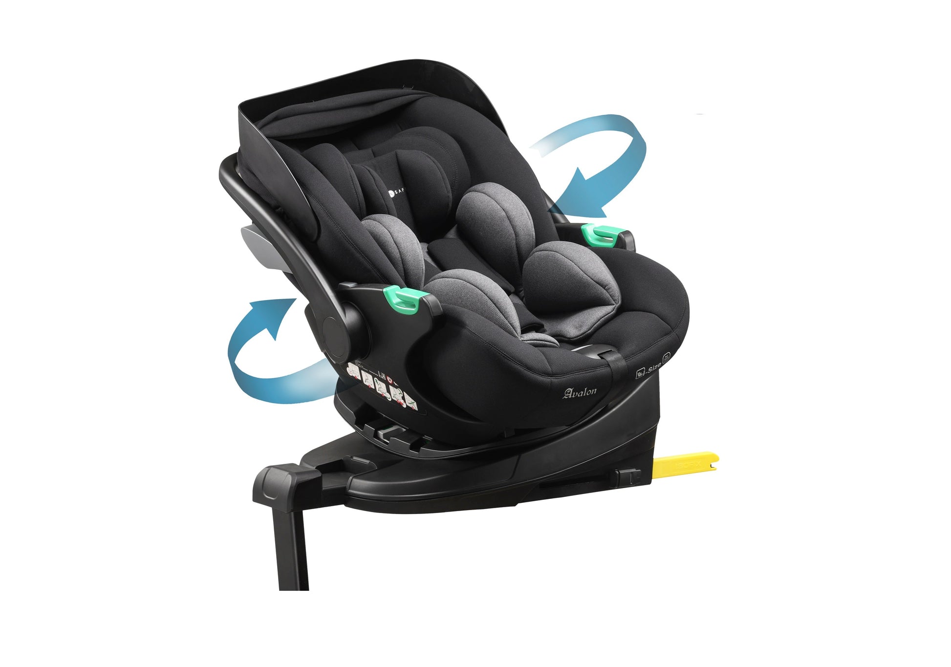Mercedes Benz All-Terrain GTR Stroller, Carrycot & Accessories with Cozy N Safe Avalon i-Size Baby Car Seat and base Bundle - Moonstone