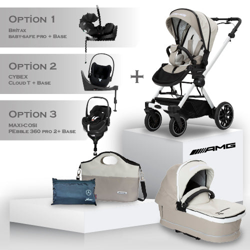 Mercedes AMG GT² Travel System - Bright Light - Car Seat Bundle
