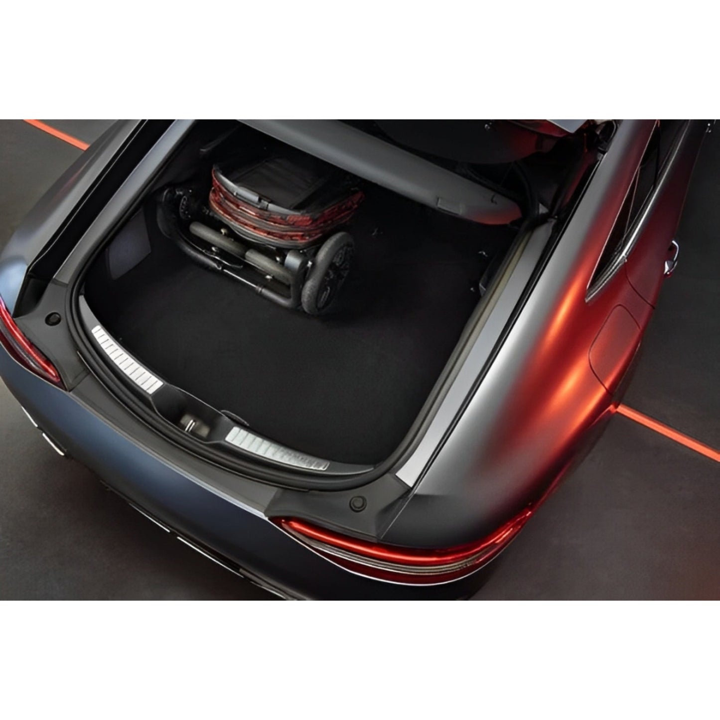 Mercedes AMG GT² Travel System with Britax Baby Safe Pro Car Seat - Limited Edition Red