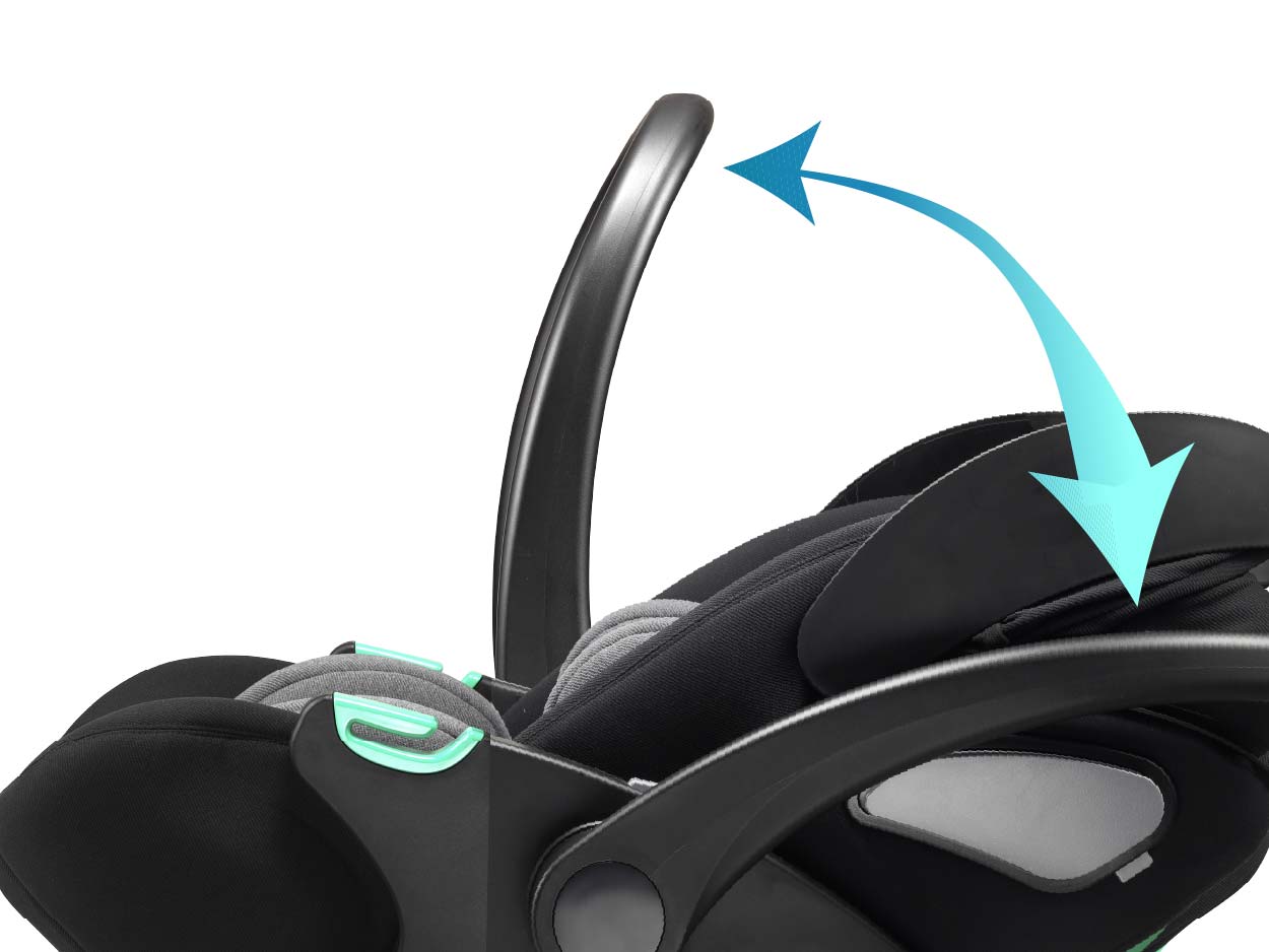 Mercedes Benz All-Terrain GTR Stroller, Carrycot & Accessories with Cozy N Safe Avalon i-Size Baby Car Seat and base Bundle - Tourmaline