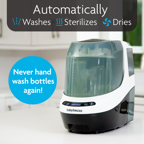 Baby Brezza Bottle Washer Pro | Auto Wash, Sterilize and Dry