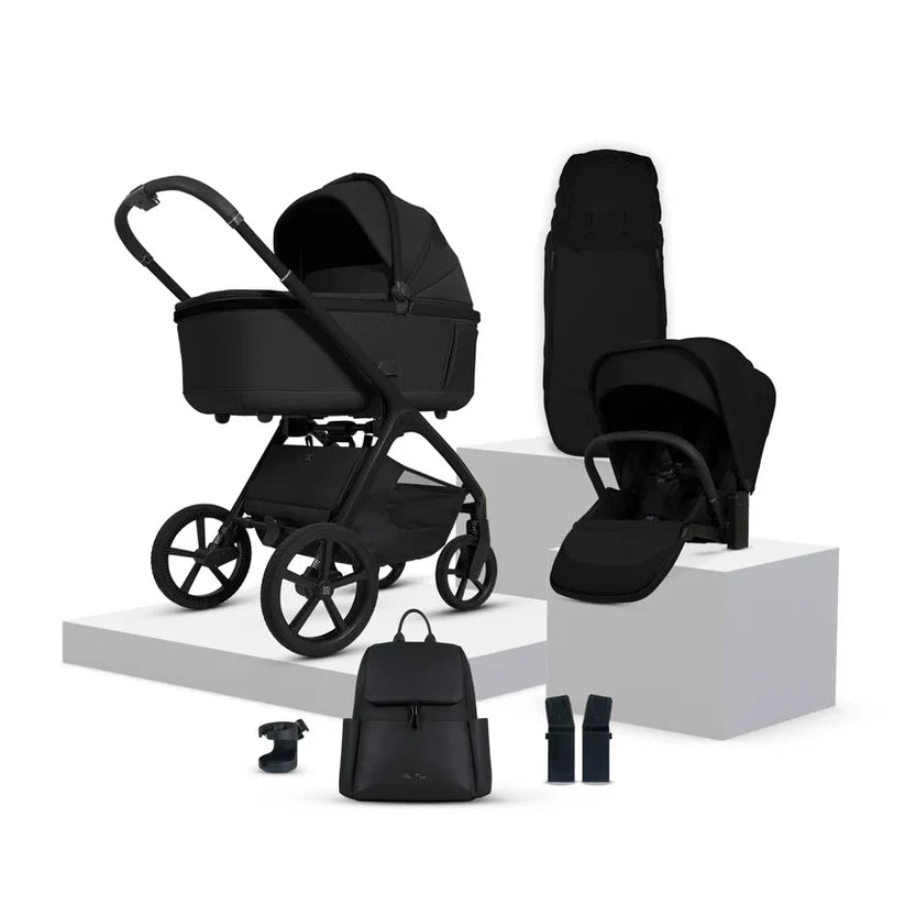 Silver Cross Cove Onyx Travel System Accessory Bundle - 8 Piece