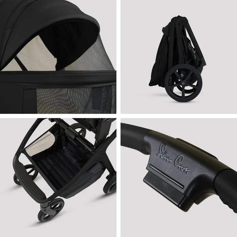 Silver Cross Cove Onyx Travel System Accessory Bundle - 8 Piece