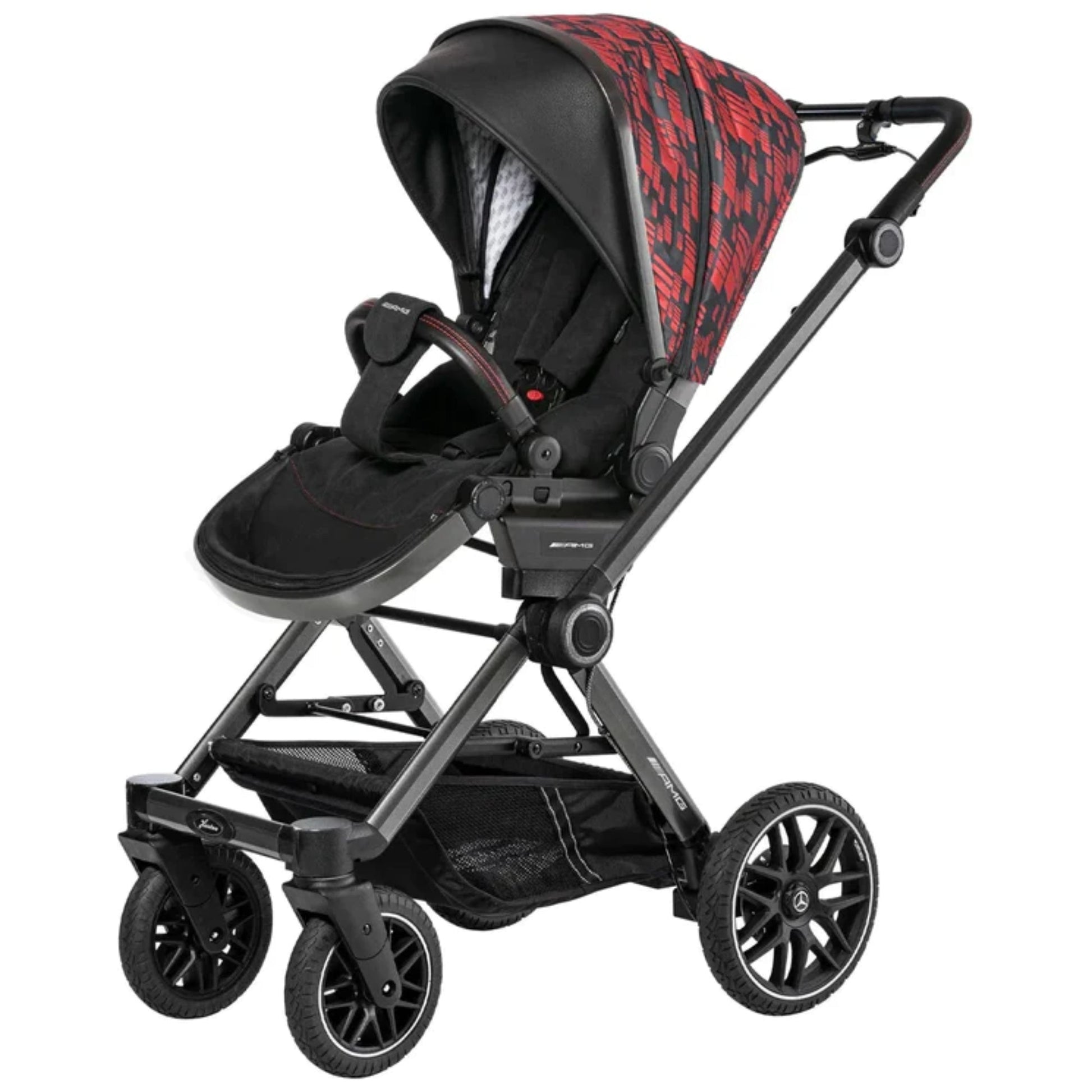 Mercedes AMG GT² Travel System with Britax Baby Safe Pro Car Seat - Limited Edition Red