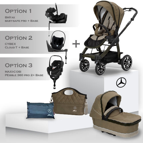 Mercedes Benz All-Terrain GTR Travel System - Tuscany - Car Seat Bundle