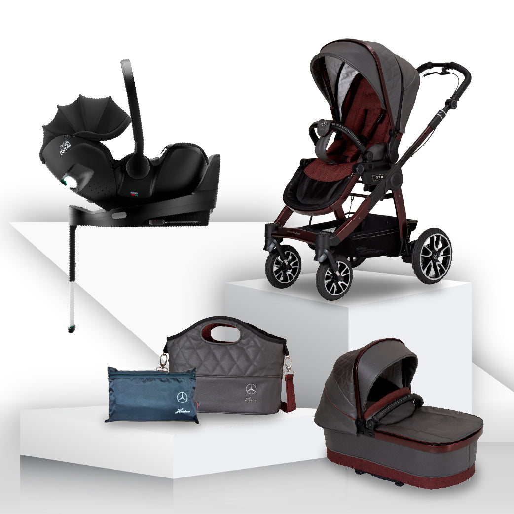 Mercedes Benz All-Terrain GTR Travel System with Britax Baby Safe Pro Car Seat - Tourmaline
