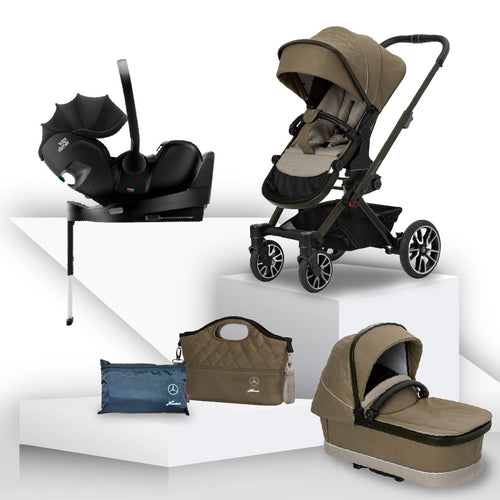 Mercedes Benz Avantgarde GTX Travel System with Britax Baby Safe Pro Car Seat - Tuscany