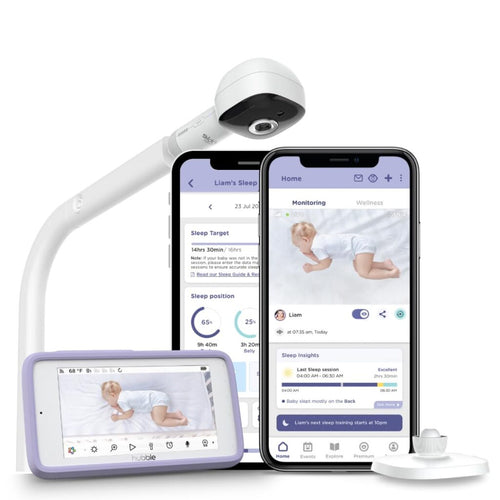 Hubble Connected Sky Vision AI Pro Smart Baby Monitor | Wi-Fi and 5-Inch Touchscreen