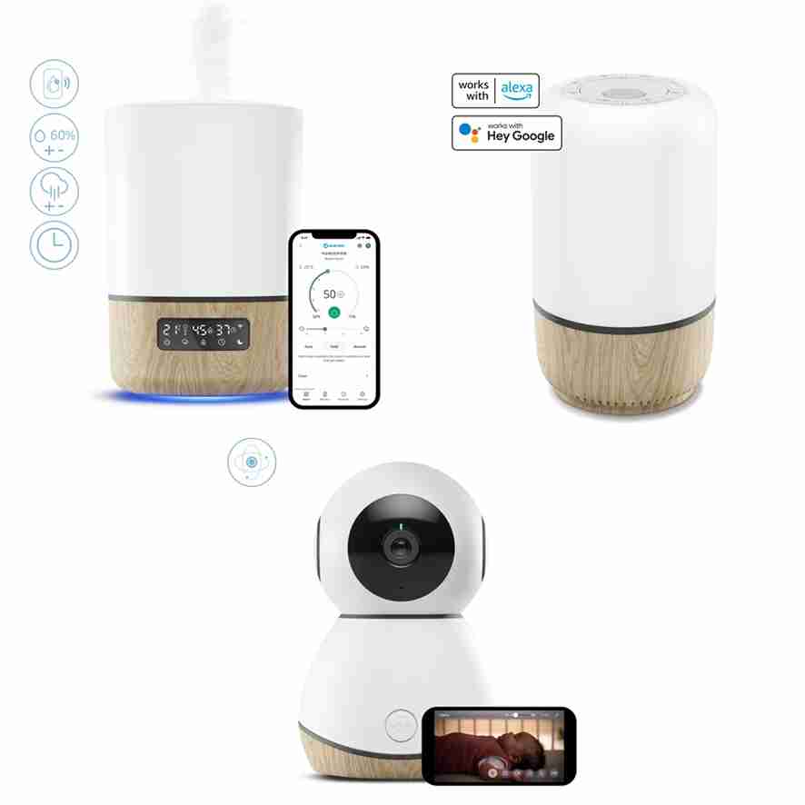 Maxi-Cosi 3-in-1 Home Connect Smart Nursery Bundle
