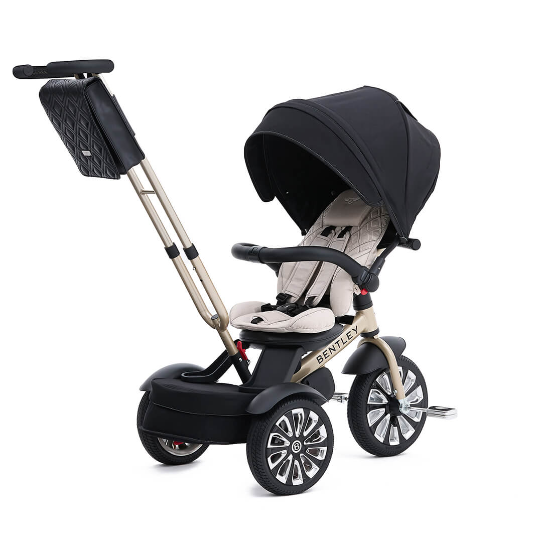 Bentley Mulliner Inspired 6-in-1 Stroller Trike | White Sand