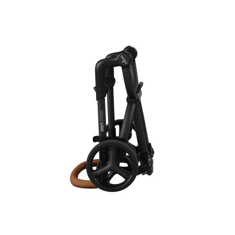 MIMA Xari MAX Stroller – Black & Camel