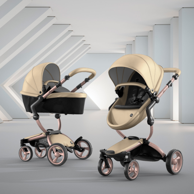 MIMA Xari Stroller – Rose Gold Frame