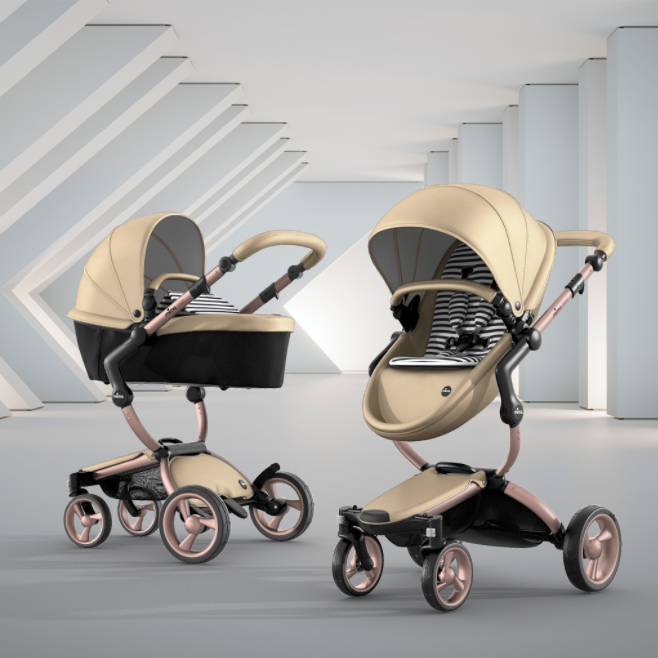 MIMA Xari Stroller – Rose Gold Frame