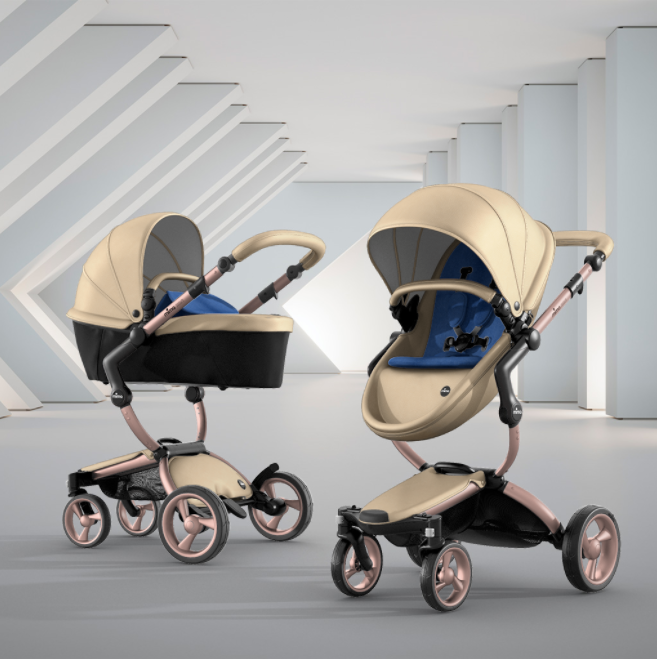 MIMA Xari Stroller – Rose Gold Frame