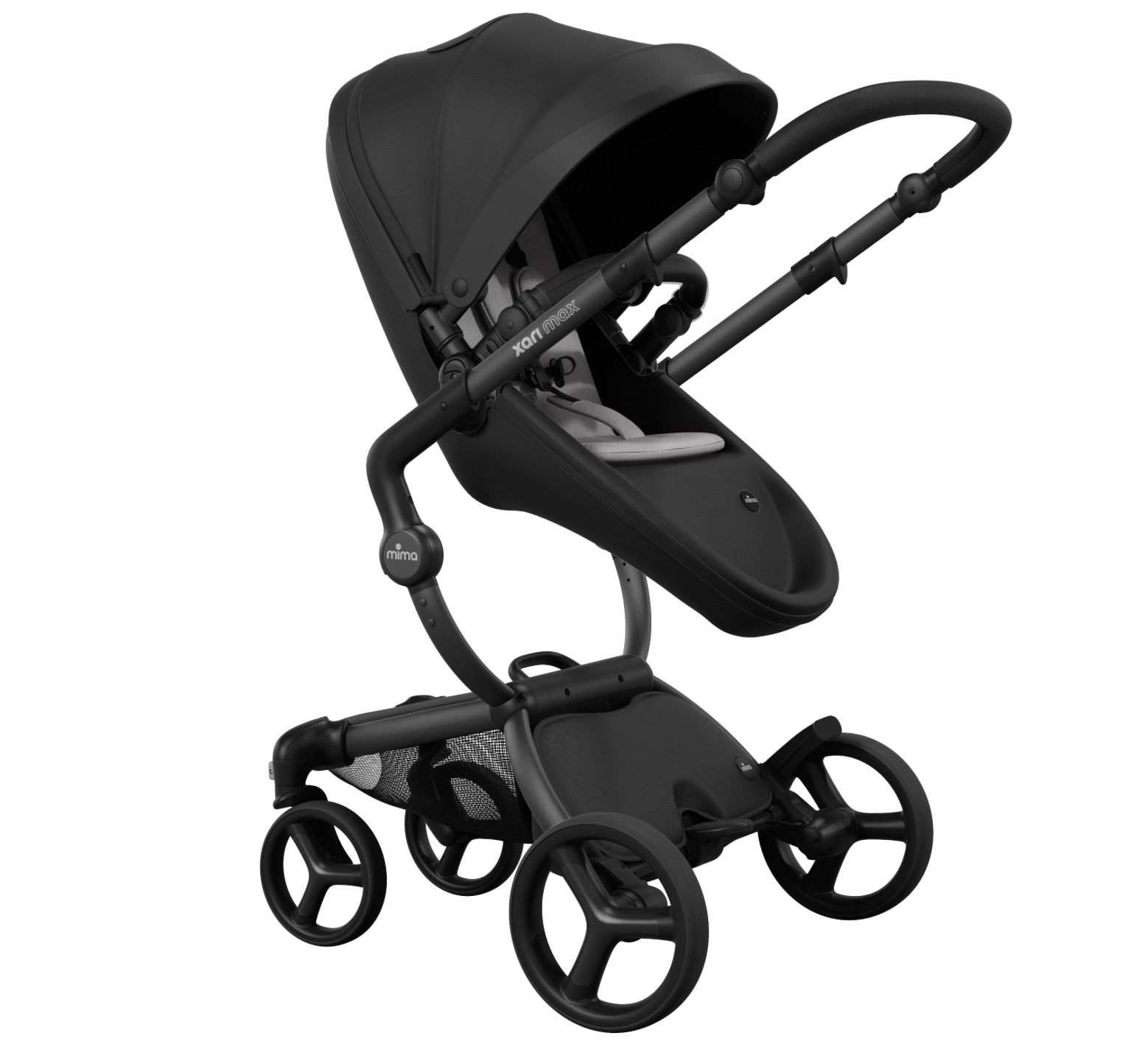 MIMA Xari MAX Stroller – Black & White