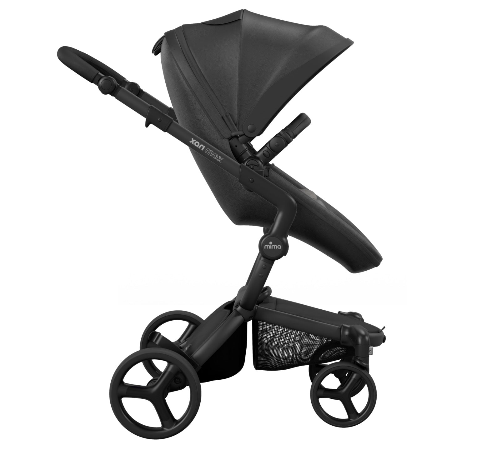 MIMA Xari MAX Stroller – Black & White