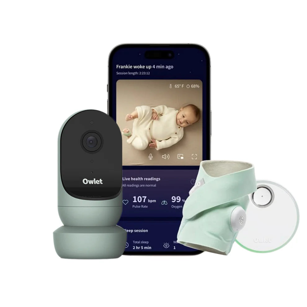 Owlet Dream Sock + FREE Cam 2 Bundle - FDA-Cleared Baby Monitor
