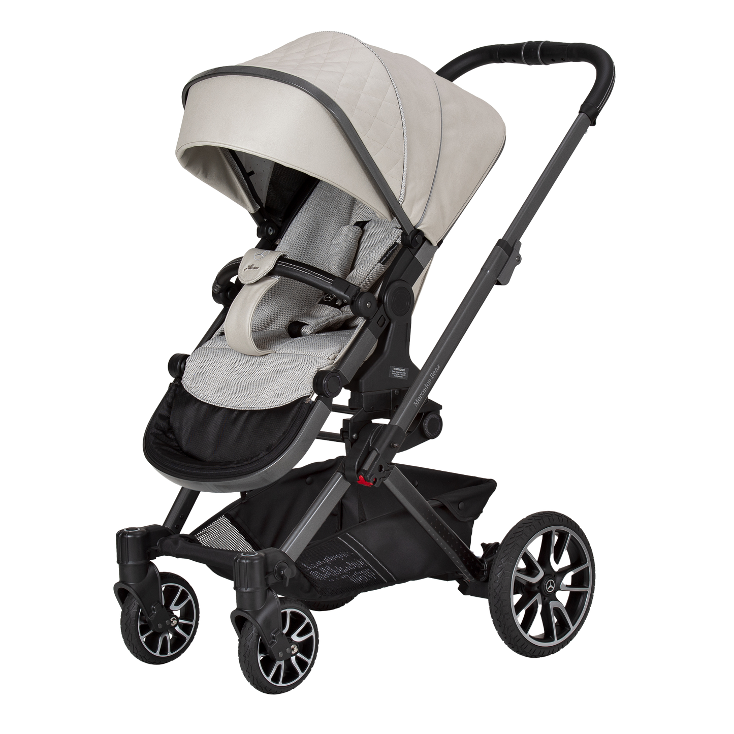 Mercedes Benz Avantgarde GTX Travel System with Britax Baby Safe Pro Car Seat - Moonstone