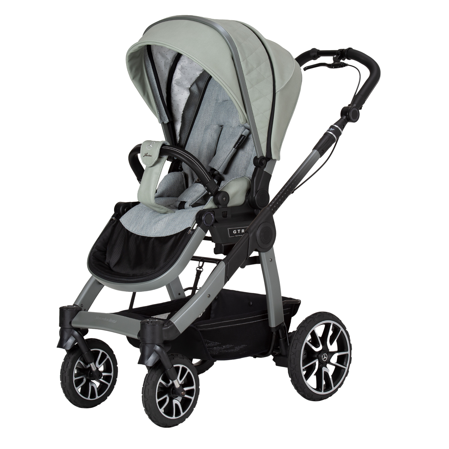 Mercedes Benz All-Terrain GTR Travel System with Britax Baby Safe Pro Car Seat - Sage Grey