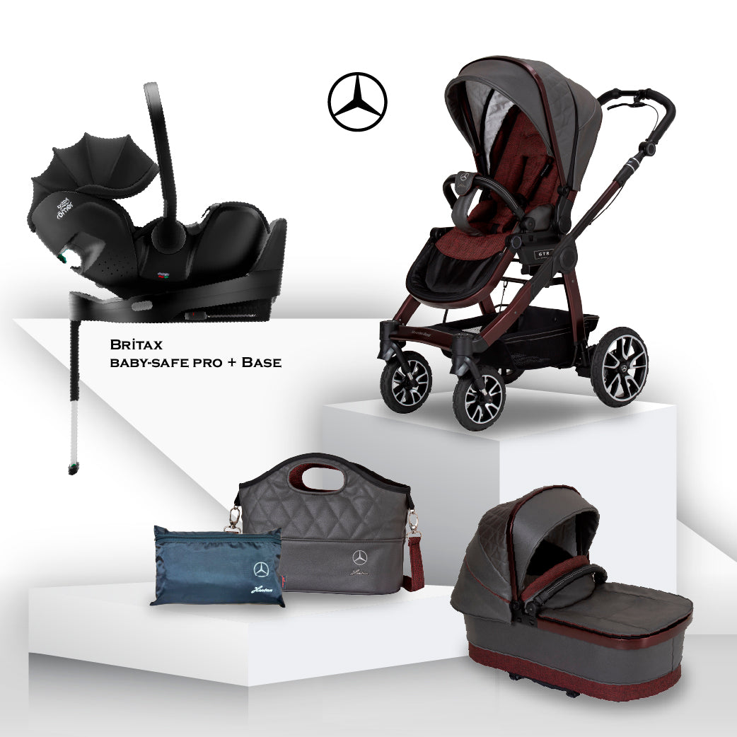 Mercedes Benz All-Terrain GTR Travel System - Tourmaline - Car Seat Bundle