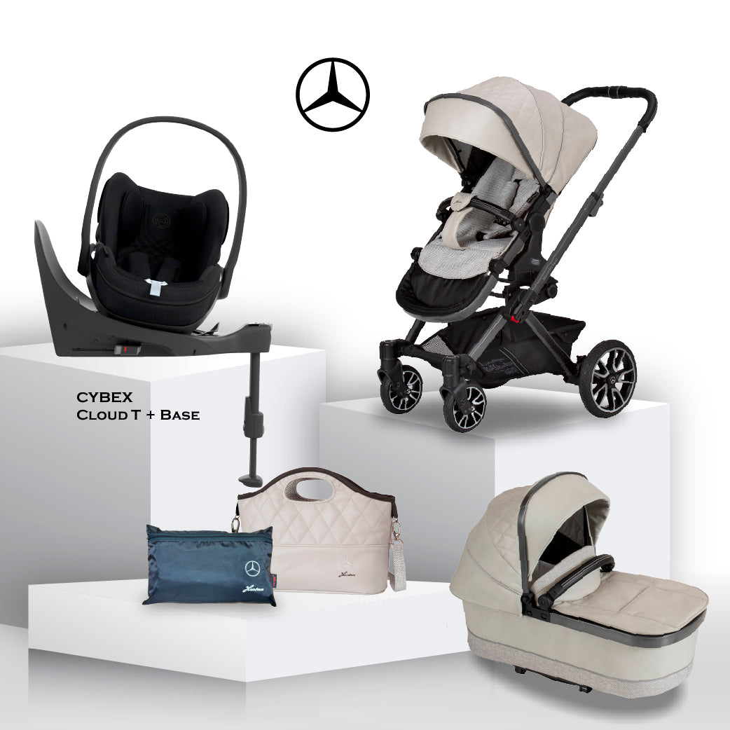 Mercedes Benz Avantgarde GTX Travel System - Moonstone - Car Seat Bundle
