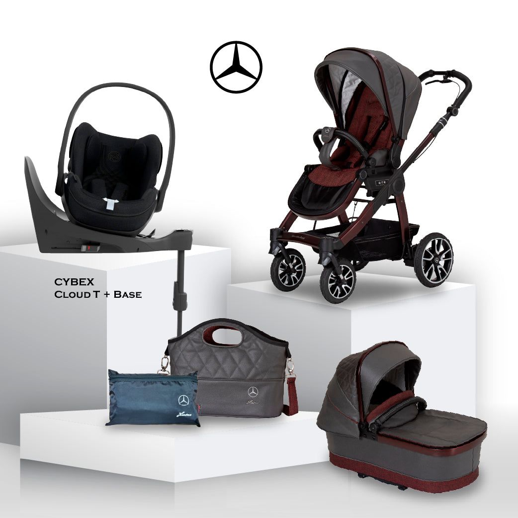 Mercedes Benz All-Terrain GTR Travel System - Tourmaline - Car Seat Bundle