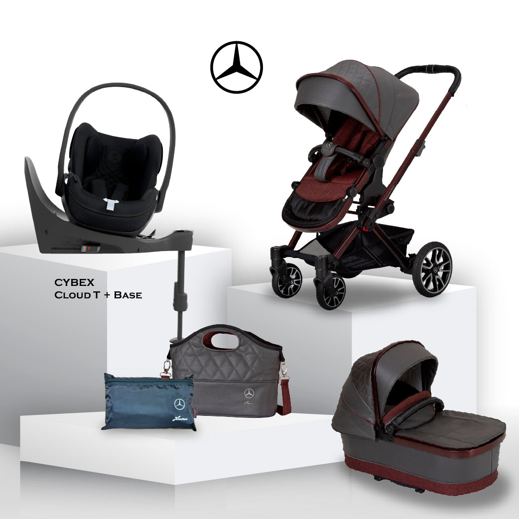 Mercedes Benz Avantgarde GTX Travel System - Tourmaline - Car Seat Bundle