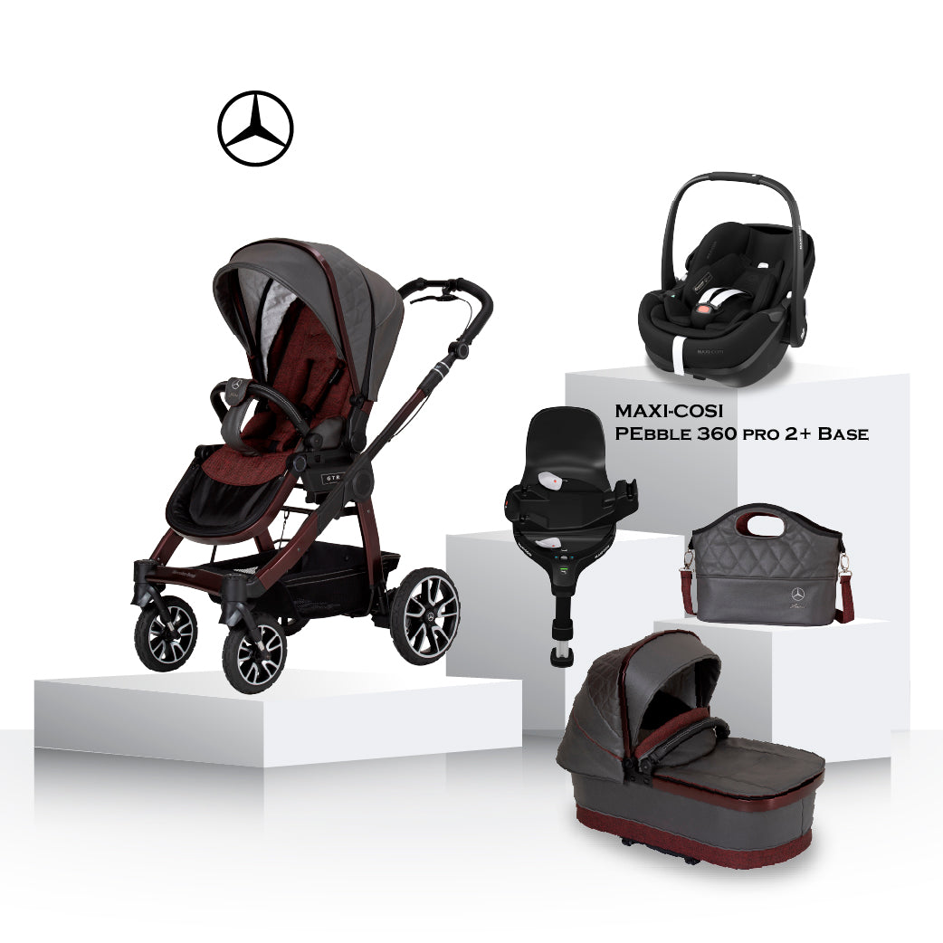 Mercedes Benz All-Terrain GTR Travel System - Tourmaline - Car Seat Bundle